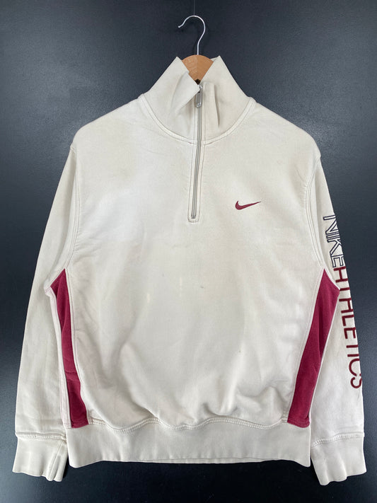 00’ NIKE MINI SWOOSH ATHLETICS Size L Vintage Half-Zip Sweat-Shirt / G6474S
