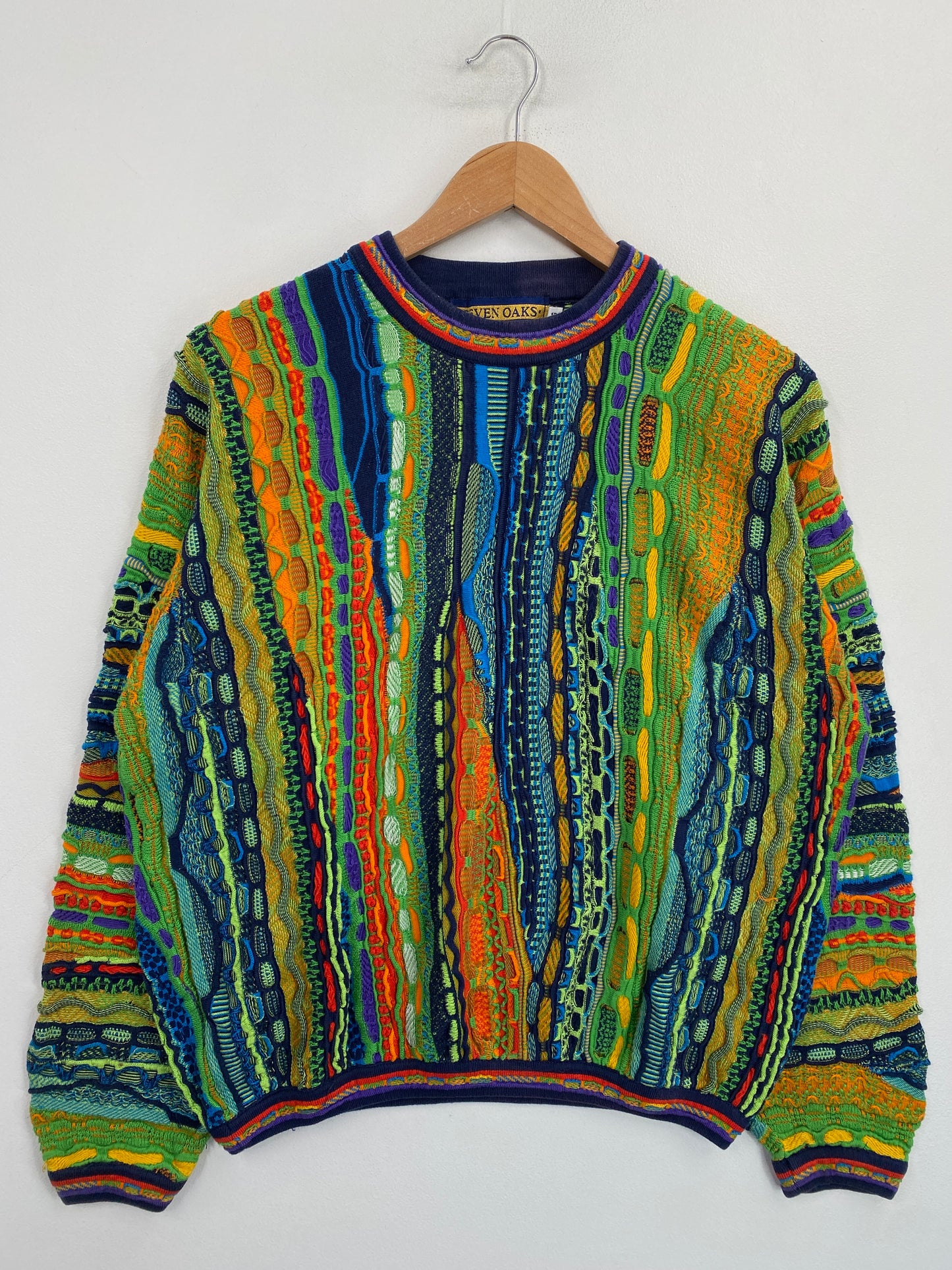 Vintage 3D COOGI-Style Size Ladies L Knit Sweater / G6489K