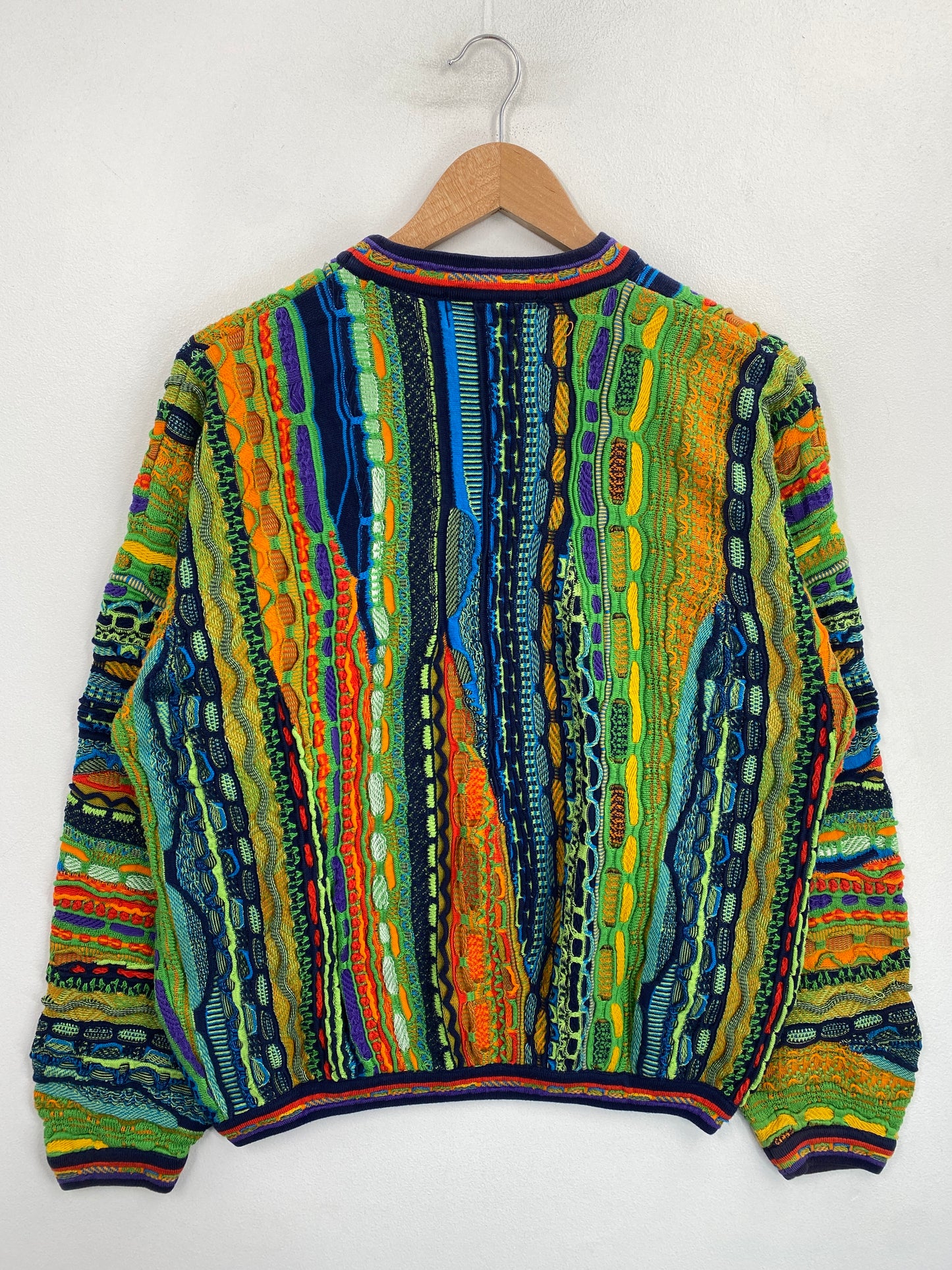 Vintage 3D COOGI-Style Size Ladies L Knit Sweater / G6489K