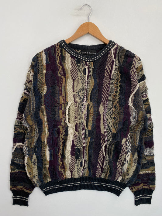 Vintage 3D COOGI-Style Size S Knit Sweater / G6498K