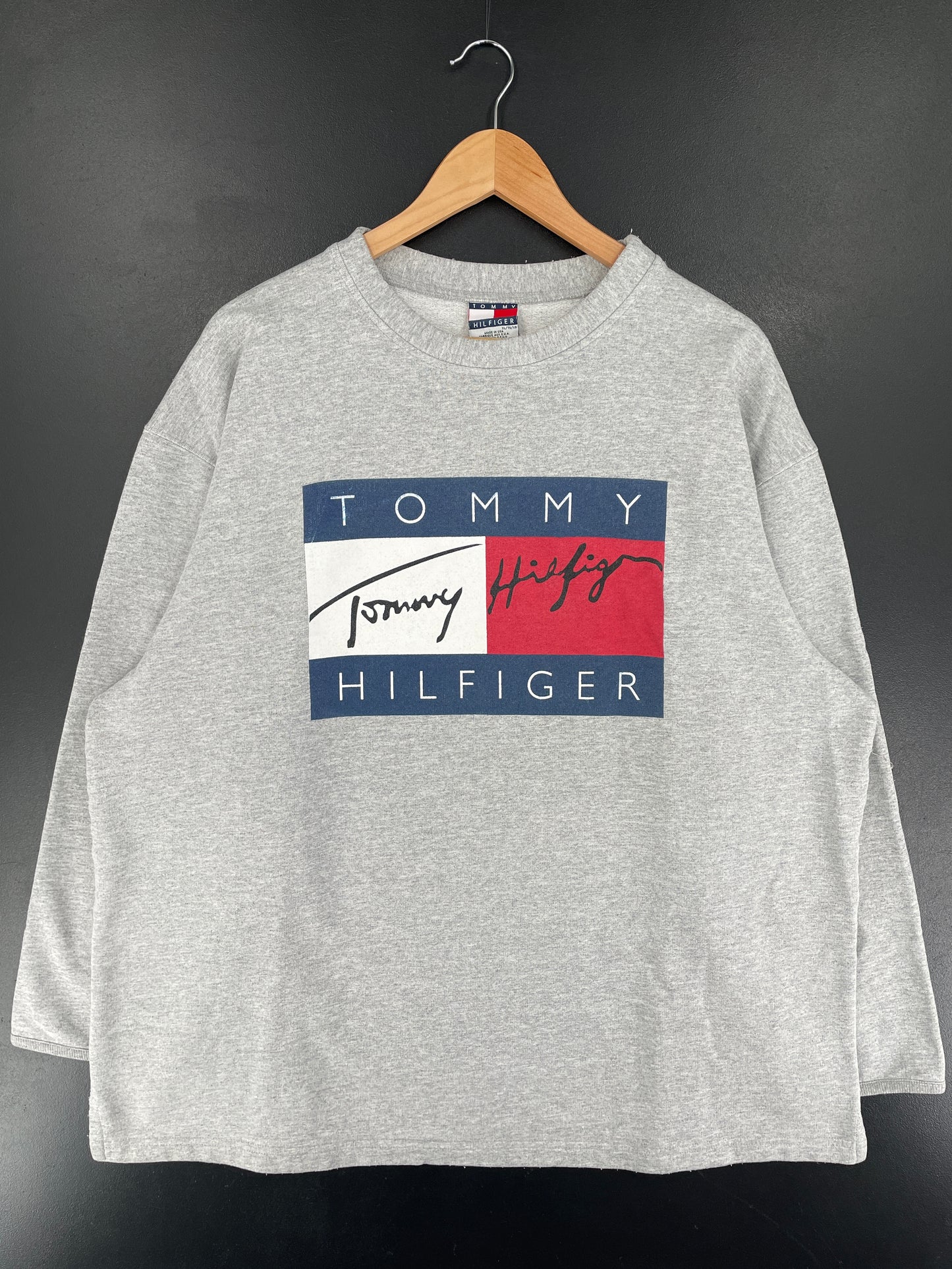 90's TOMMY HILFIGER Size XL Vintage Sweat-shirt / G5223S