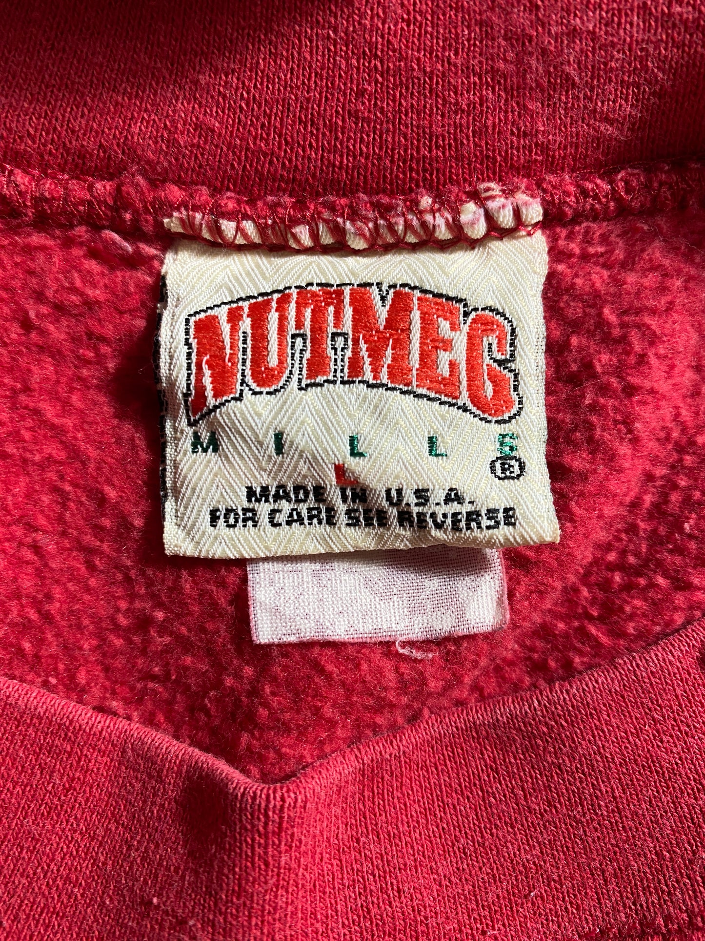 90’s ALABAMA CRIMSON TIDE Made in USA Size L Vintage College Sweat-Shirt / F2137S