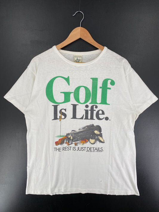 1994 GOLF IS LIFE Made in USA Size L Vintage T-Shirt / F1645T