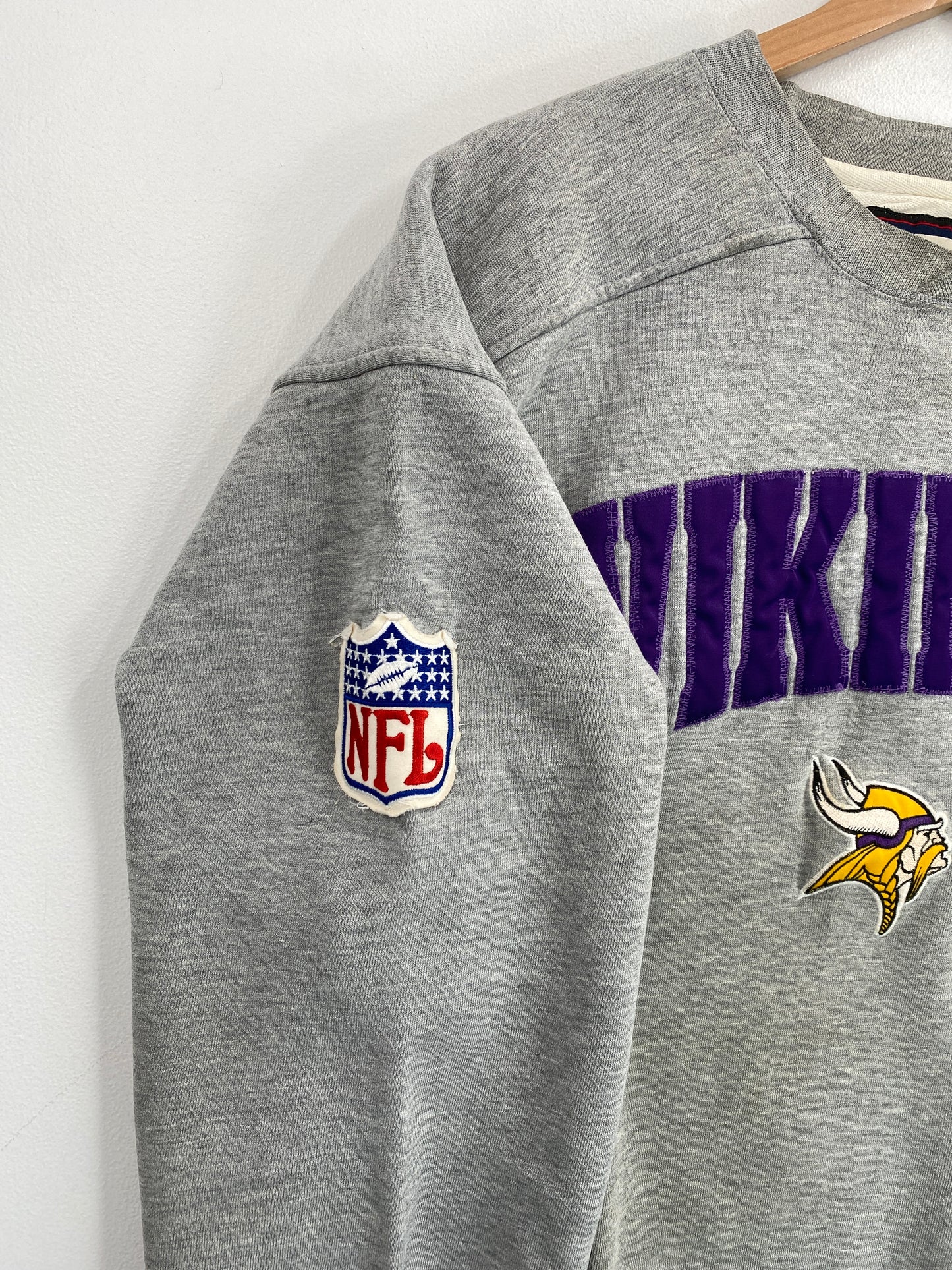 90's STARTER x MINNESOTA VIKINGS Size L Vintage NFL Sweat-Shirt / G6568S