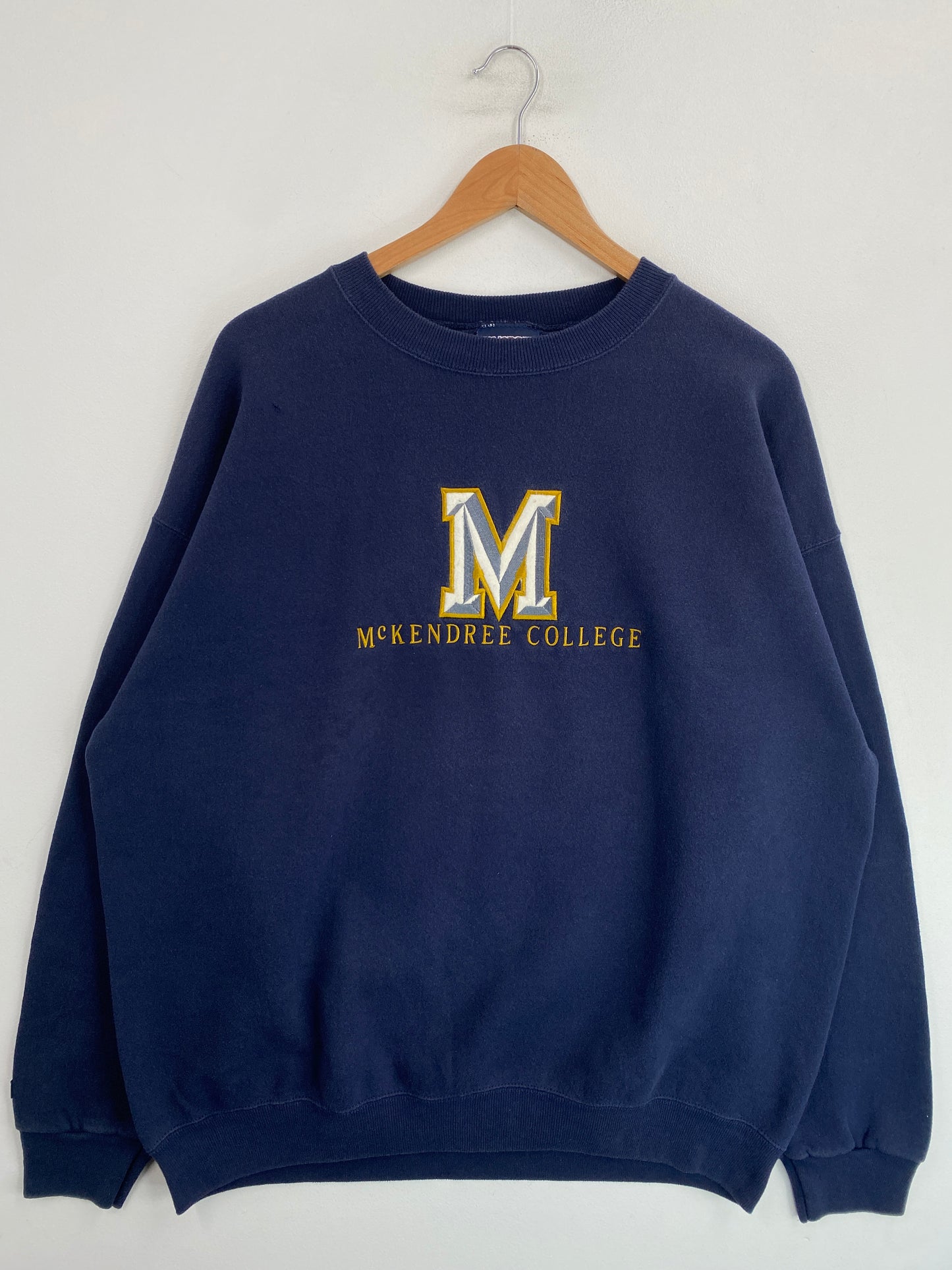 90's MCKENDREE Made in USA Size XL Vintage College Sweat-Shirt / G6582S