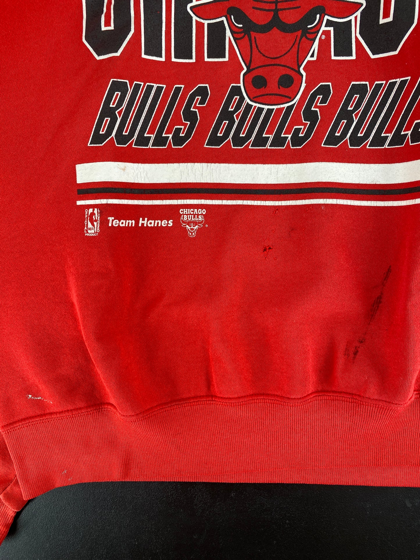90’s CHICAGO BULLS Made in USA Size XL Vintage Sweat-shirt / G6797S