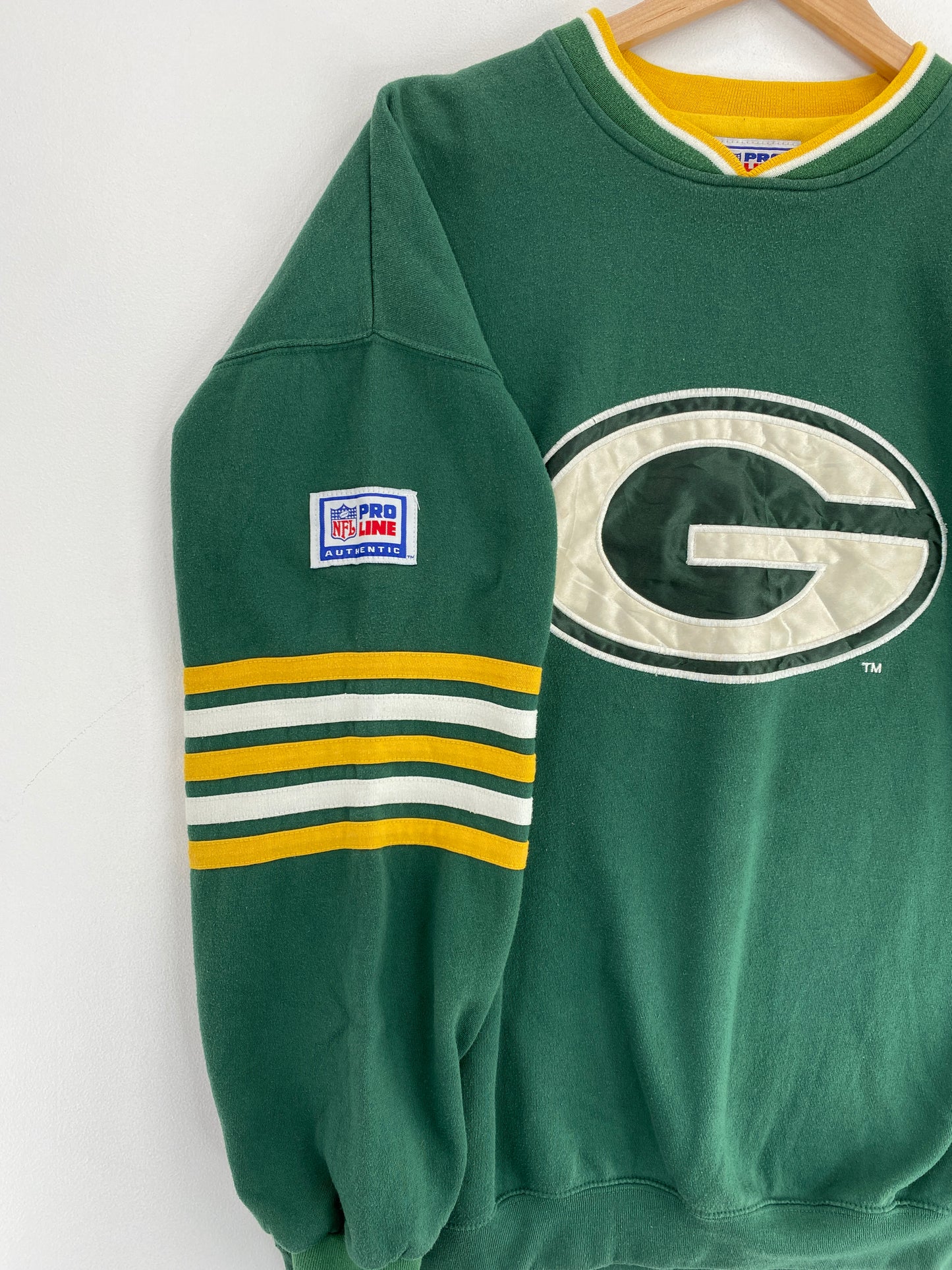 90’s STARTER x GREEN BAY PACKERS Size XL Vintage NFL Sweat-Shirt / G6440S