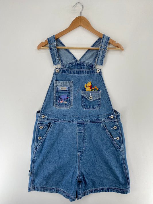 Vintage DISNEY POOH Size No tag Approx. M Denim Overall / F2293P