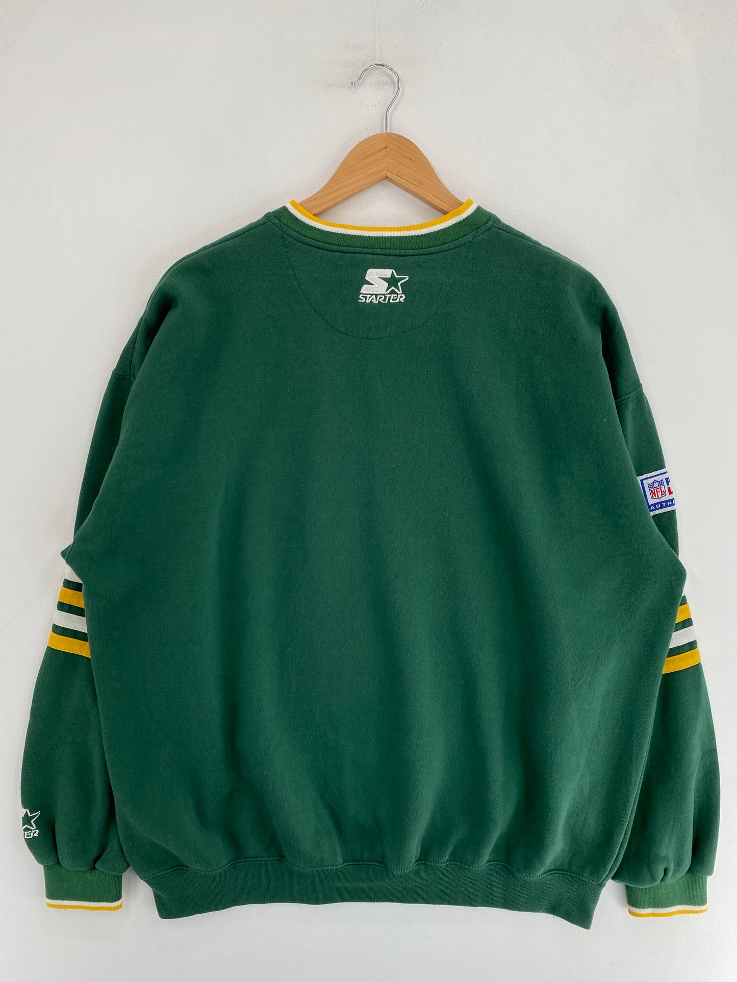 90’s STARTER x GREEN BAY PACKERS Size XL Vintage NFL Sweat-Shirt / G6440S