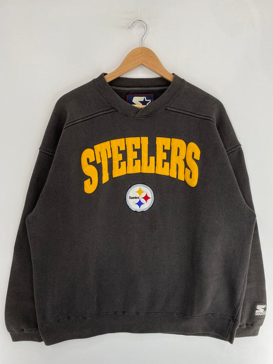 90’s PITTSBURGH STEELERS Size XL NFL Sweat-shirt / G2763S