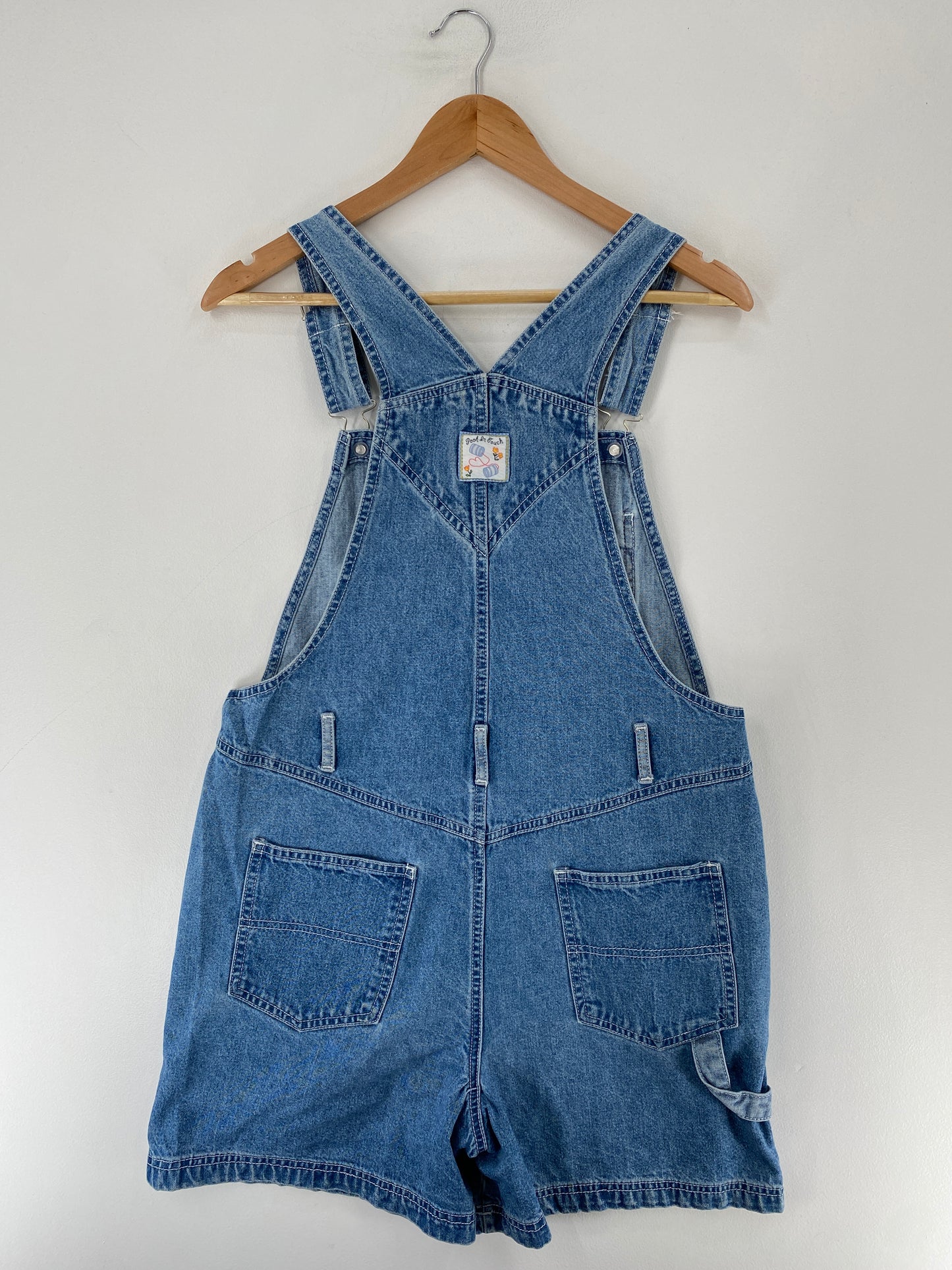 Vintage DISNEY POOH Size No tag Approx. M Denim Overall / F2293P