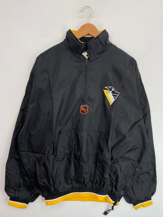 90’s STARTER x PENGUINS Size XL NHL Nylon Jacket  / G6611N
