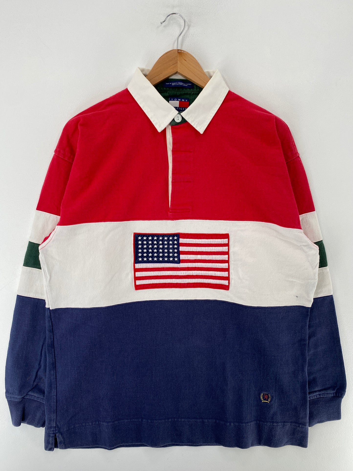 90’s TOMMY HILFIGER Size Rugby-Shirt / F8629R