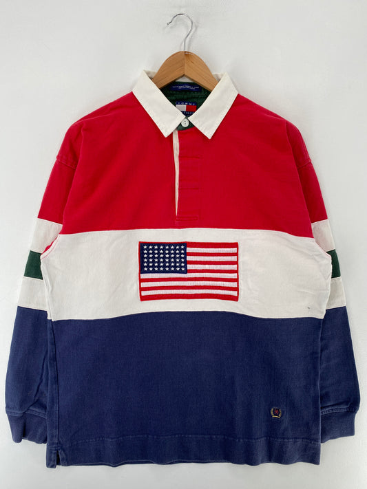 90’s TOMMY HILFIGER Size Rugby-Shirt / F8629R