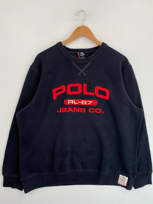 00’ POLO JEANS Size L Vintage Sweat-Shirt / G6628S
