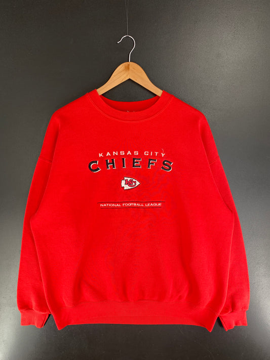 00’ KANSAS CITY CHIEFS Size Approx.XL NFL Sweat-shirt / F8644S