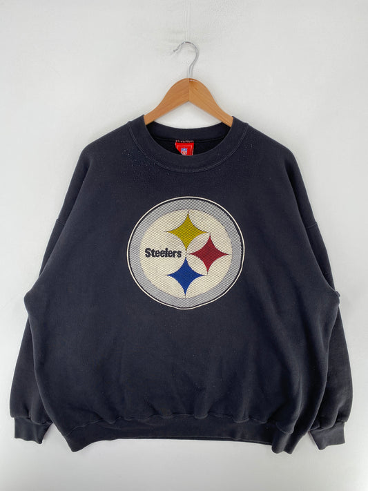 00’ PITTSBURGH STEELERS Size Approx.XL NFL Sweatshirt / G6364S
