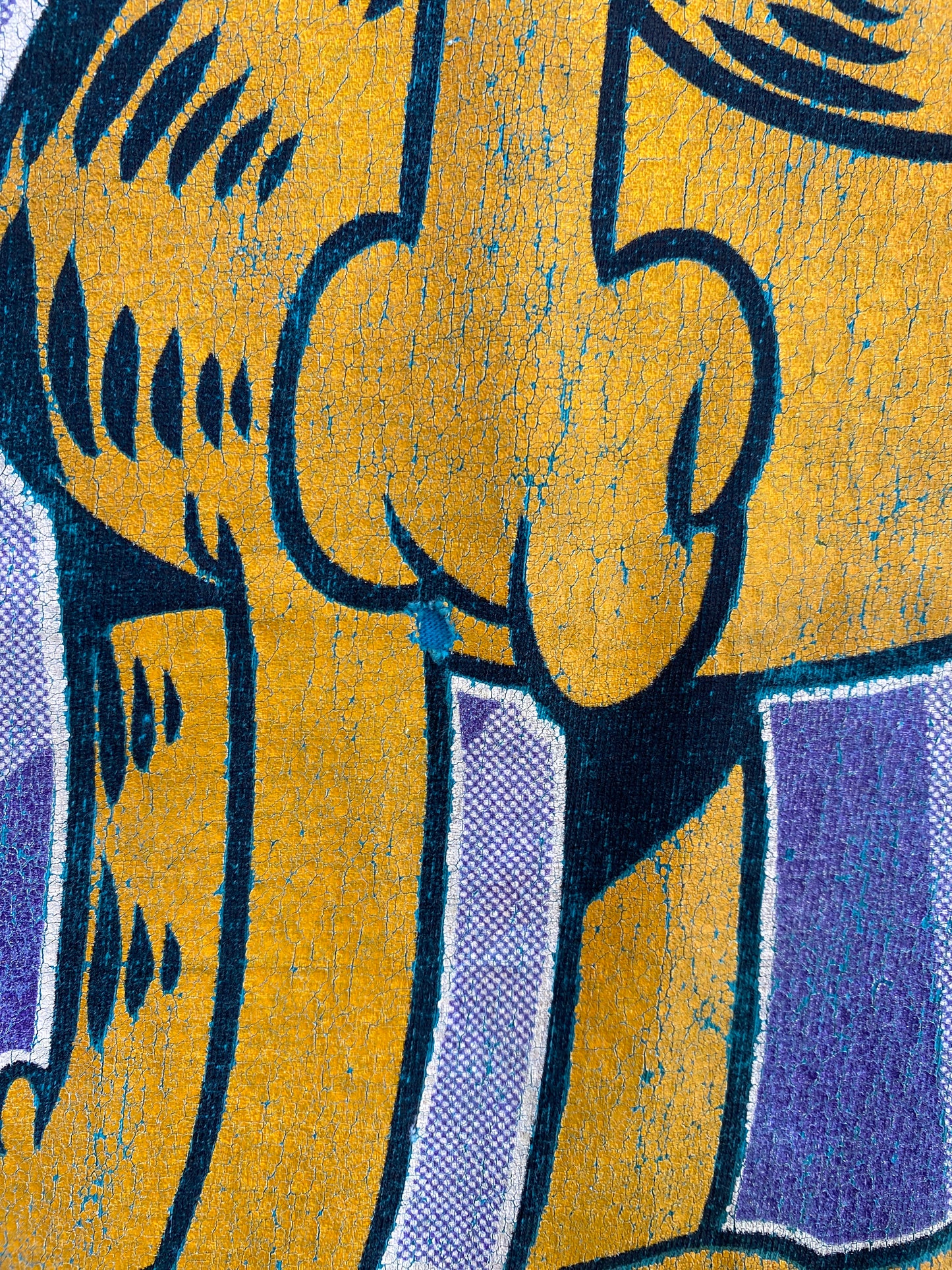 90’s GARFIELD Size No Tag (Approx.XL) Vintage T-Shirt / G6646T
