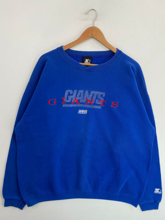 90’s STARTER x NEW YORK GIANTS Made in USA Size XL Vintage NFL Sweatshirt / G6657S