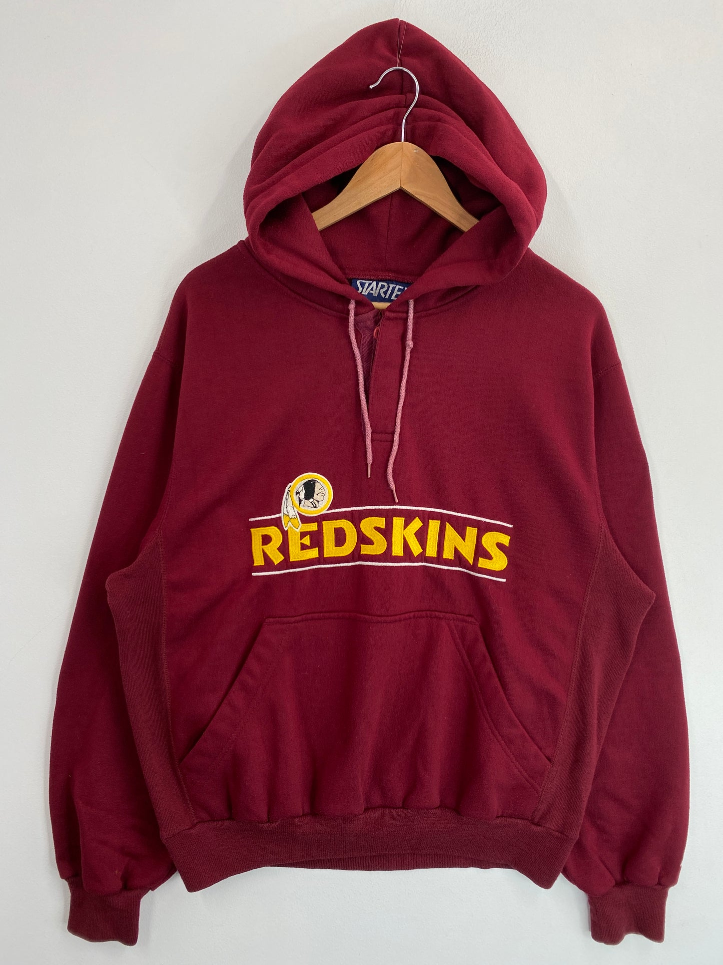 Early 90's STARTER X REDSKINS Size L Vintage NFL Hoodie Sweatshirt / G6658S