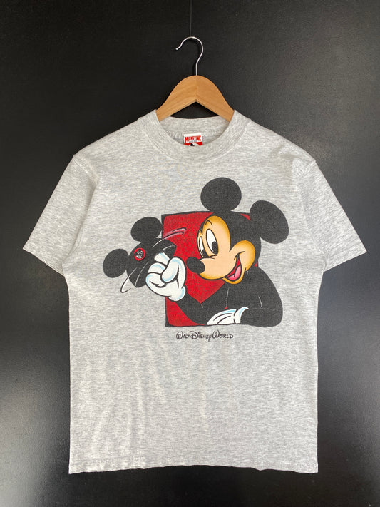 90’s WALT DISNEY WORLD MICKEY Made in USA Size S Vintage T-Shirts / G2973T