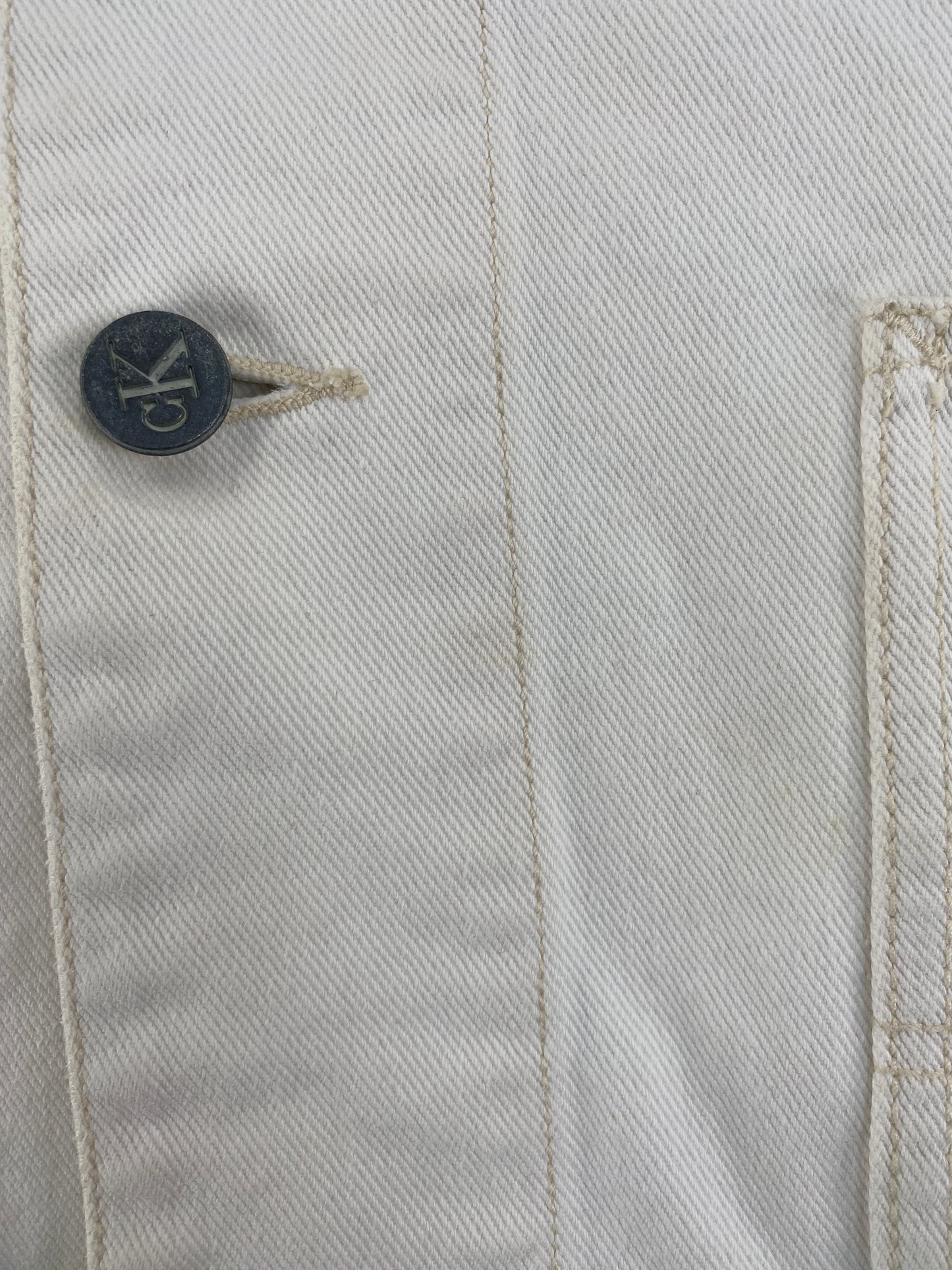 .Vintage CALVIN KLEIN JEANS Size L Denim Jacket/ F9409J