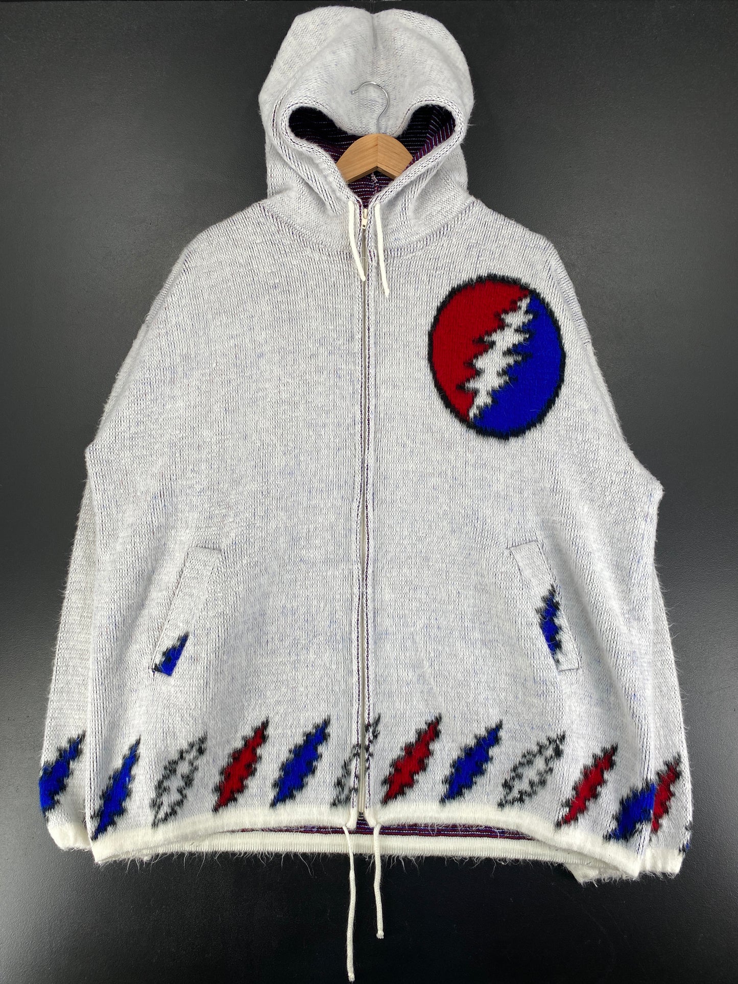 Vintage GRATEFUL DEAD Size No Tag (Approx.L) Music Hoodie Knitwear / F9408K