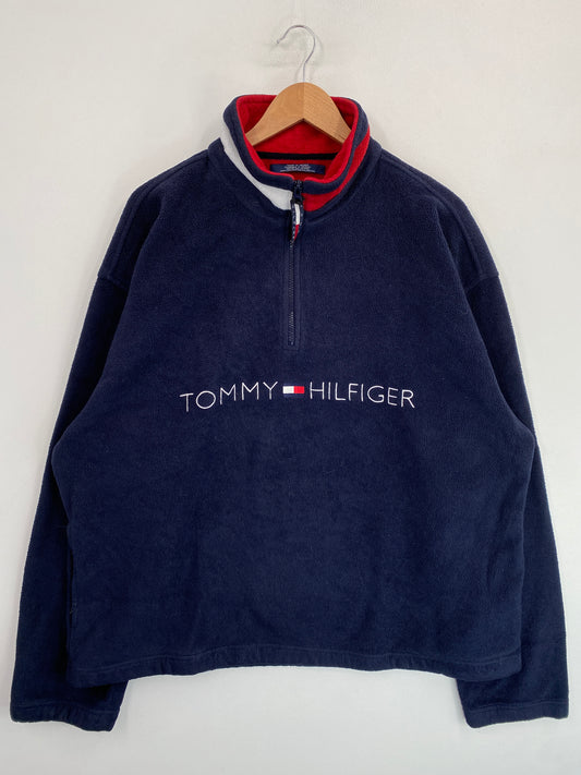 90’s TOMMY HILFIGER Size XL Vintage Half Zip Fleece / G6733F