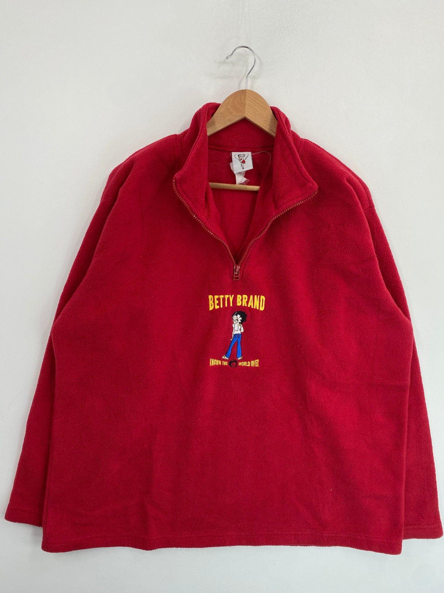 Vintage BETTY BOOP Size No Tag (Approx.XL) Fleece / G6734F