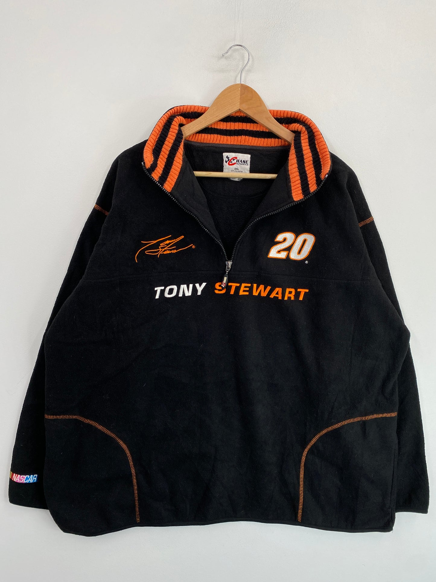 Vintage TONY STEWART Size XXL Half-zip Fleece / G6735F