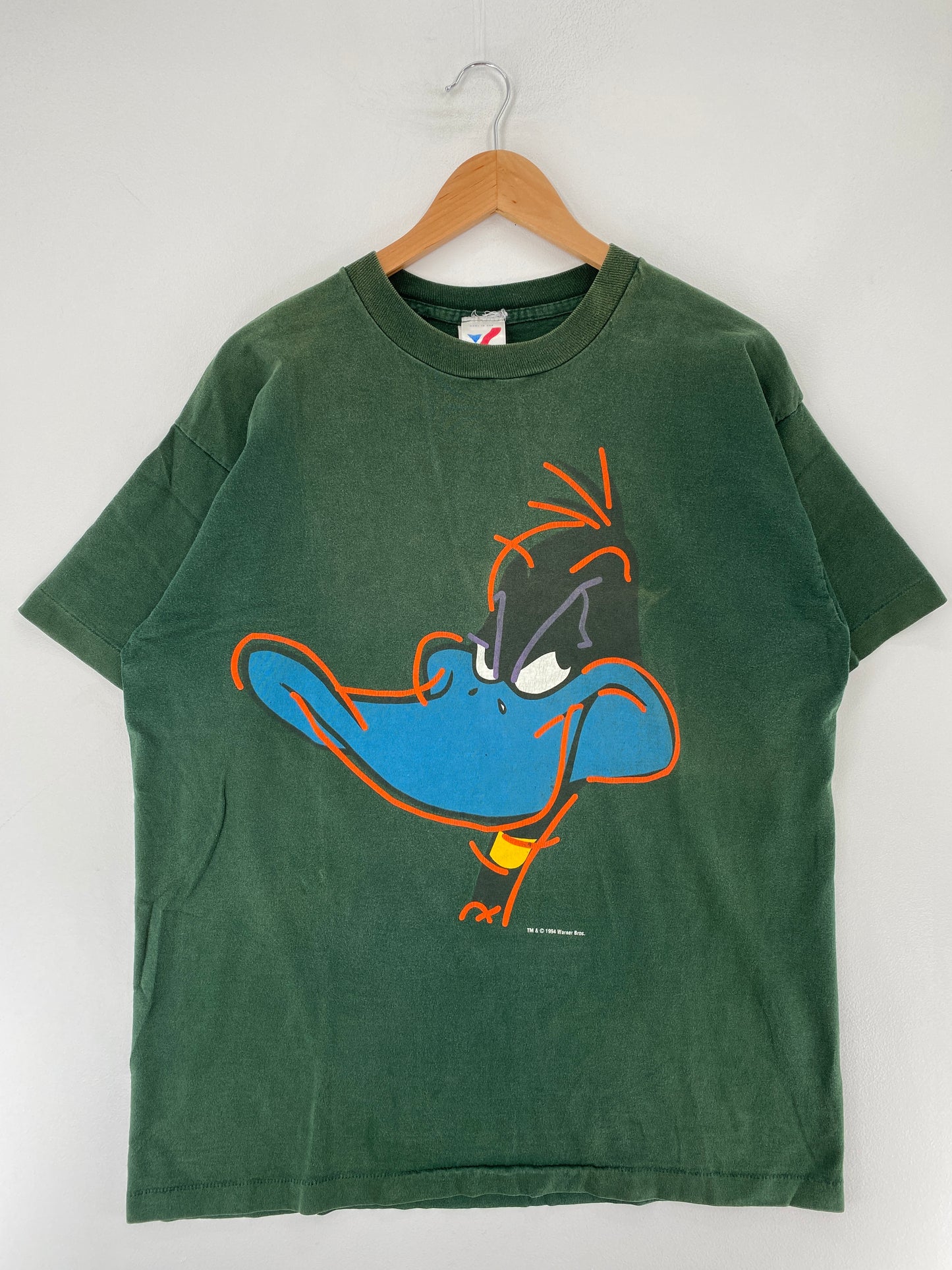 1994 LOONEY TUNES DAFFY DUCK Made in USA Size XL Vintage T-Shirt / F1858T