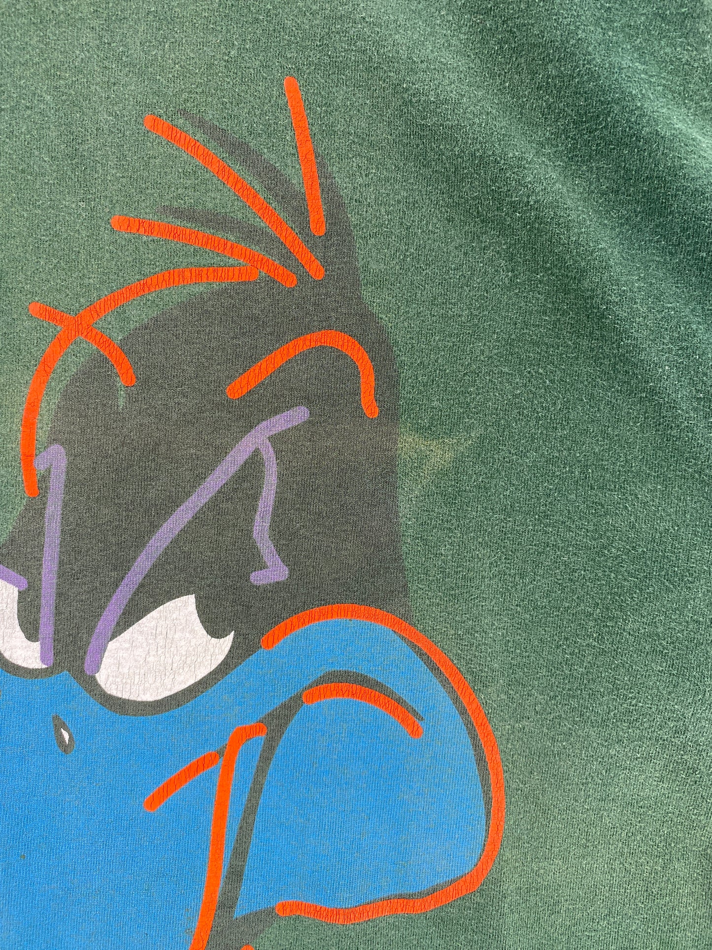 1994 LOONEY TUNES DAFFY DUCK Made in USA Size XL Vintage T-Shirt / F1858T