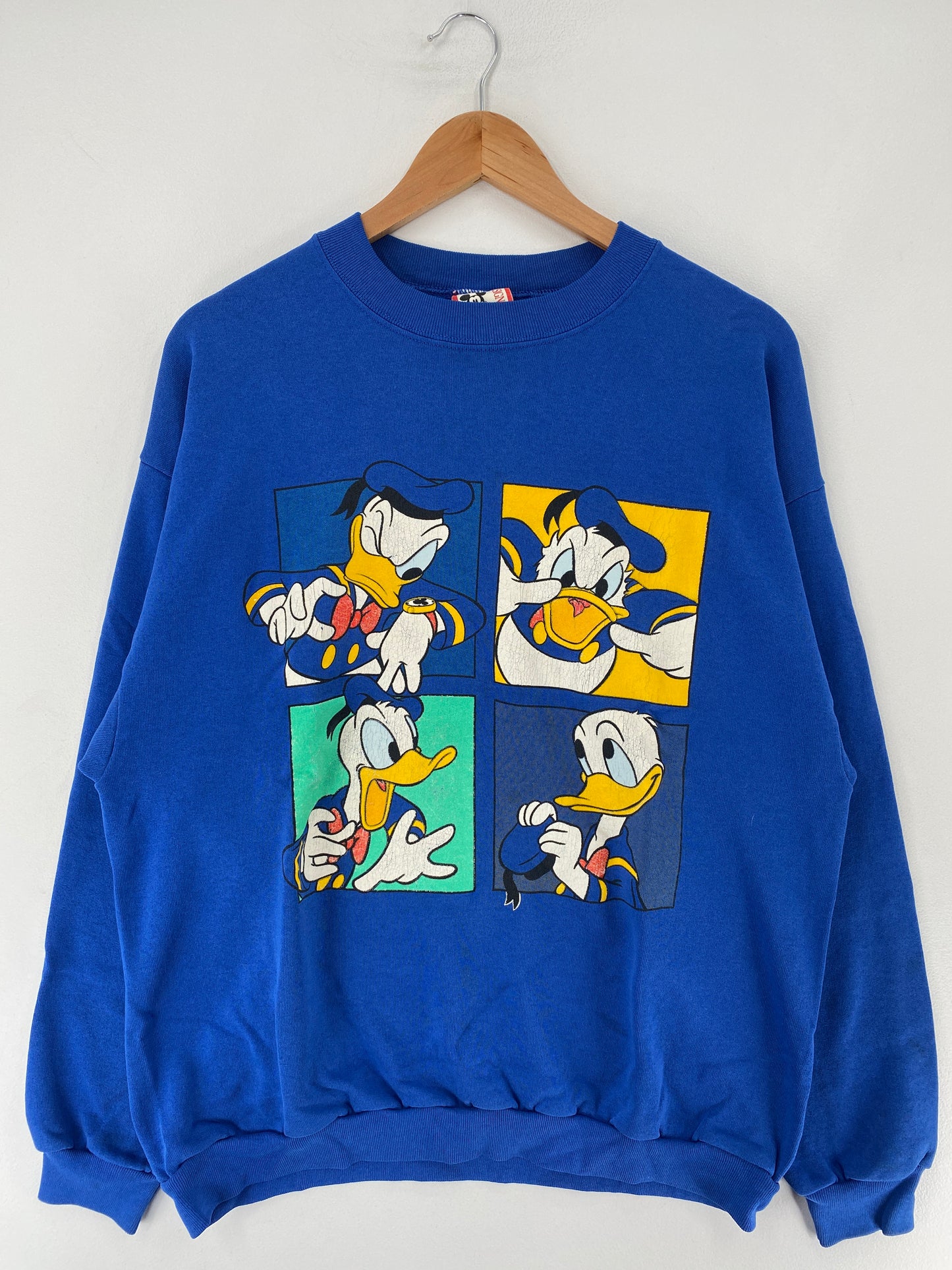 90's DISNEY DONALD DUCK Size L-XL Vintage Sweat-shirt / F1861S