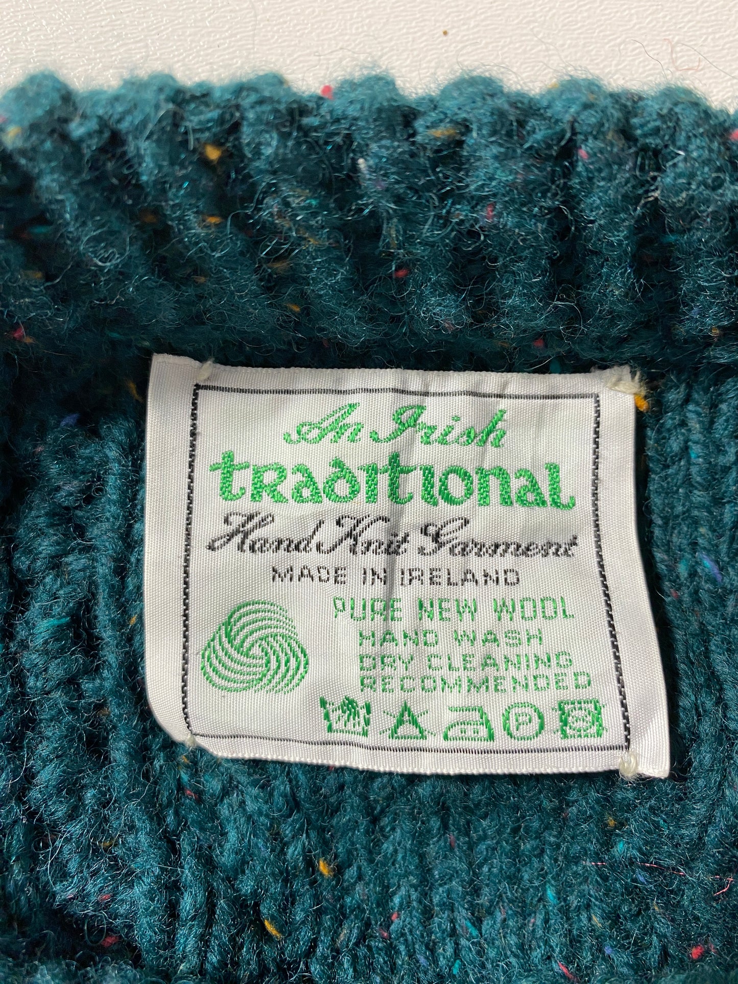 Vintage FISHERMAN Size Approx.L Knit Sweater / G5294K