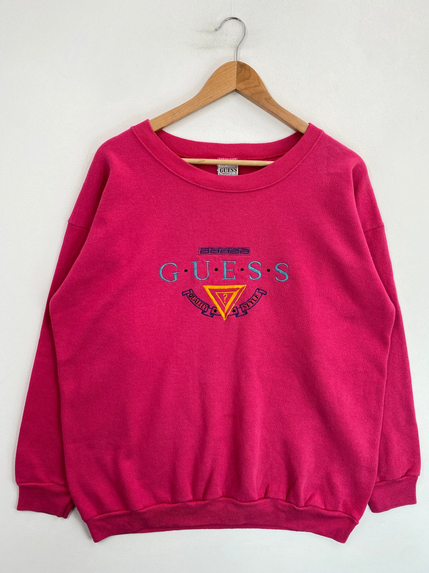 90's GUESS Made in USA Size ONE SIZE (Approx. Ladies L) Vintage Sweat-shirt / G6744S