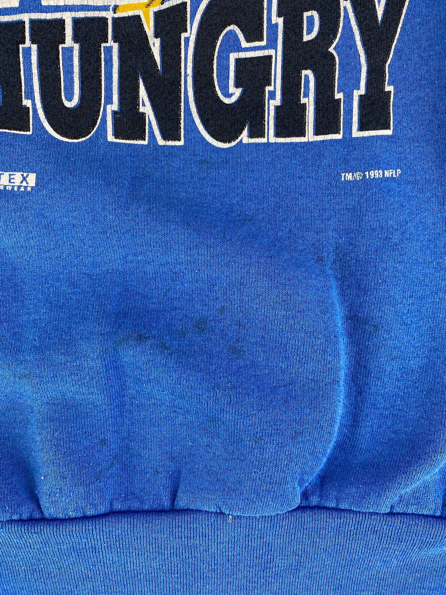 1993 LOS ANGELES RAMS Made in USA Size XL Vintage NFL Sweat-Shirt / F8738S