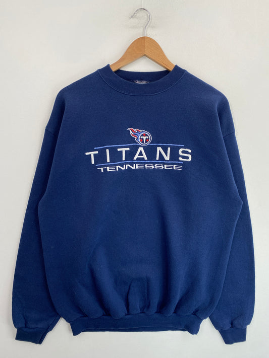 00’ TENNESSEE TITANS Size L Vintage NFL Sweatshirt / G6776S