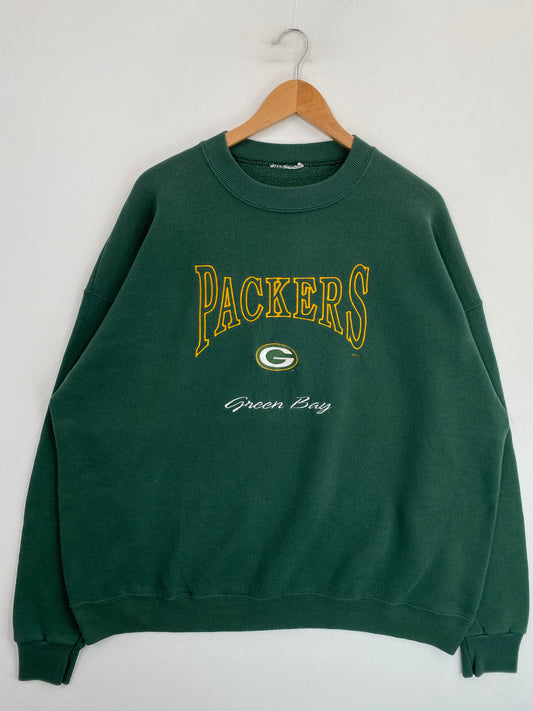 Vintage GREEN BAY PACKERS Size No Tag (Approx. XL) NFL Sweatshirt / G6780S