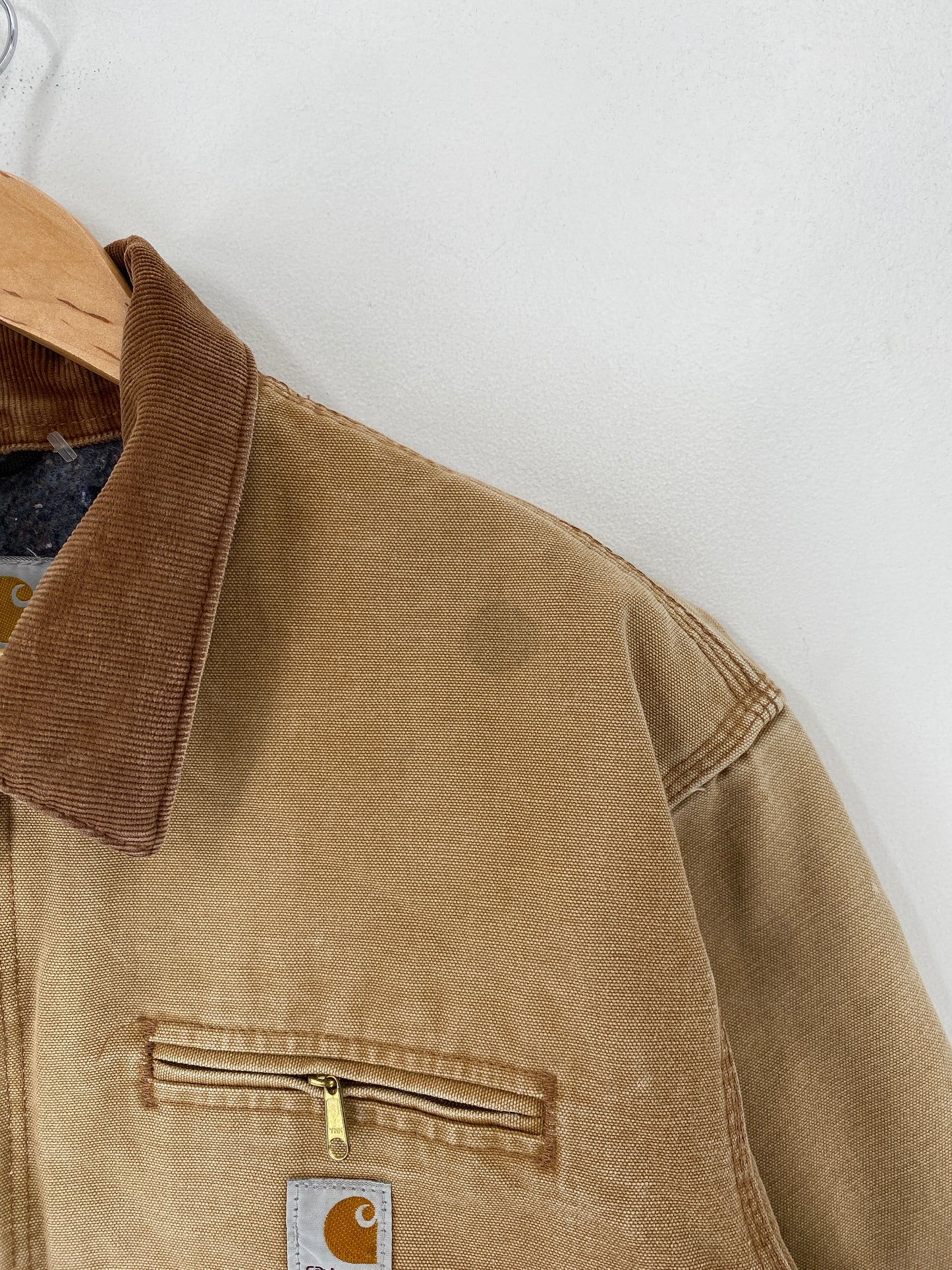 Vintage CARHARTT Size 48(XL) ZIP-UP Duck Jacket / F2738J