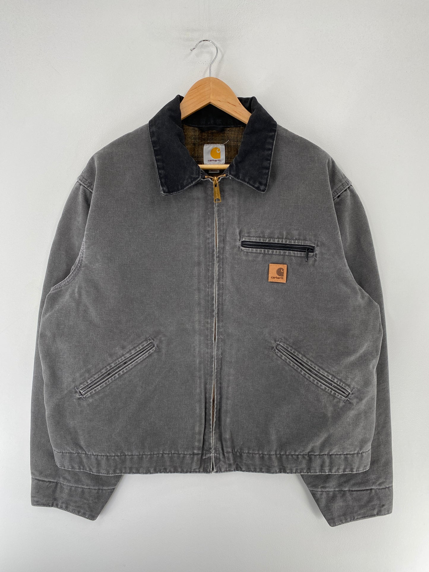 Vintage CARHARTT Size XL ZIP-UP Duck Jacket / F2740J