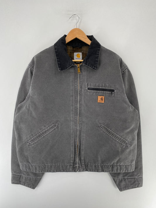 Vintage CARHARTT Size XL ZIP-UP Duck Jacket / F2740J
