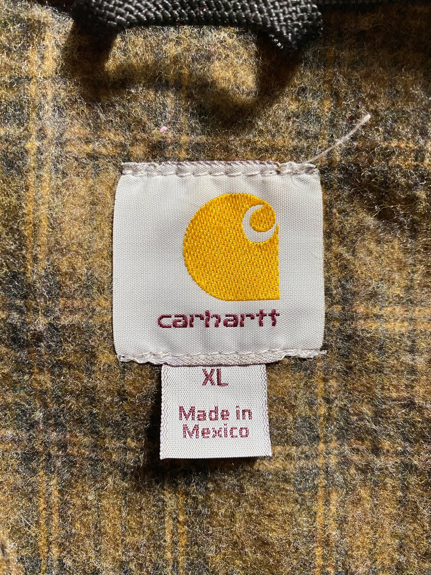 Vintage CARHARTT Size XL ZIP-UP Duck Jacket / F2740J
