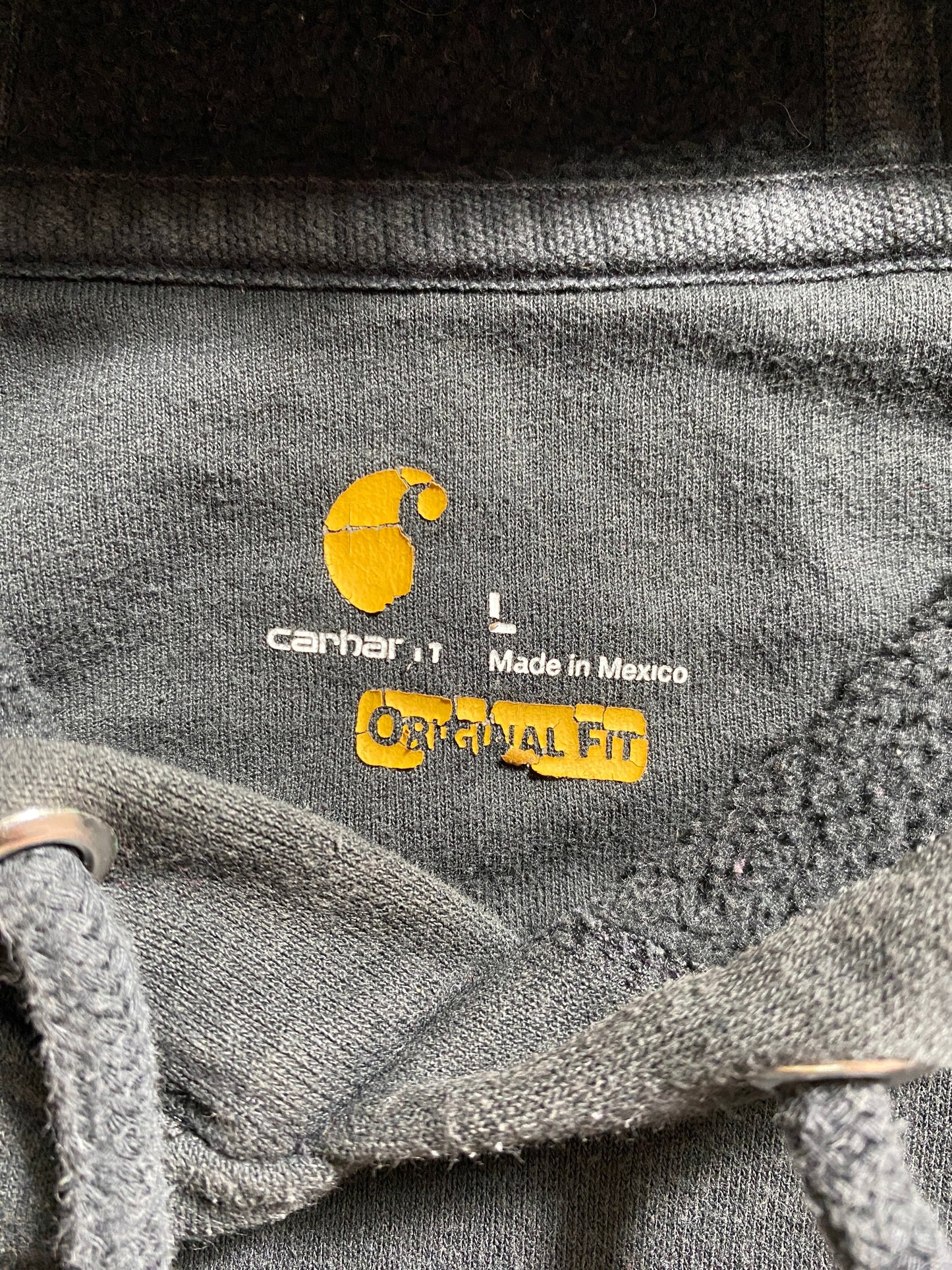 Vintage CARHARTT Size L Hoodie Sweat-Shirt / G5746S