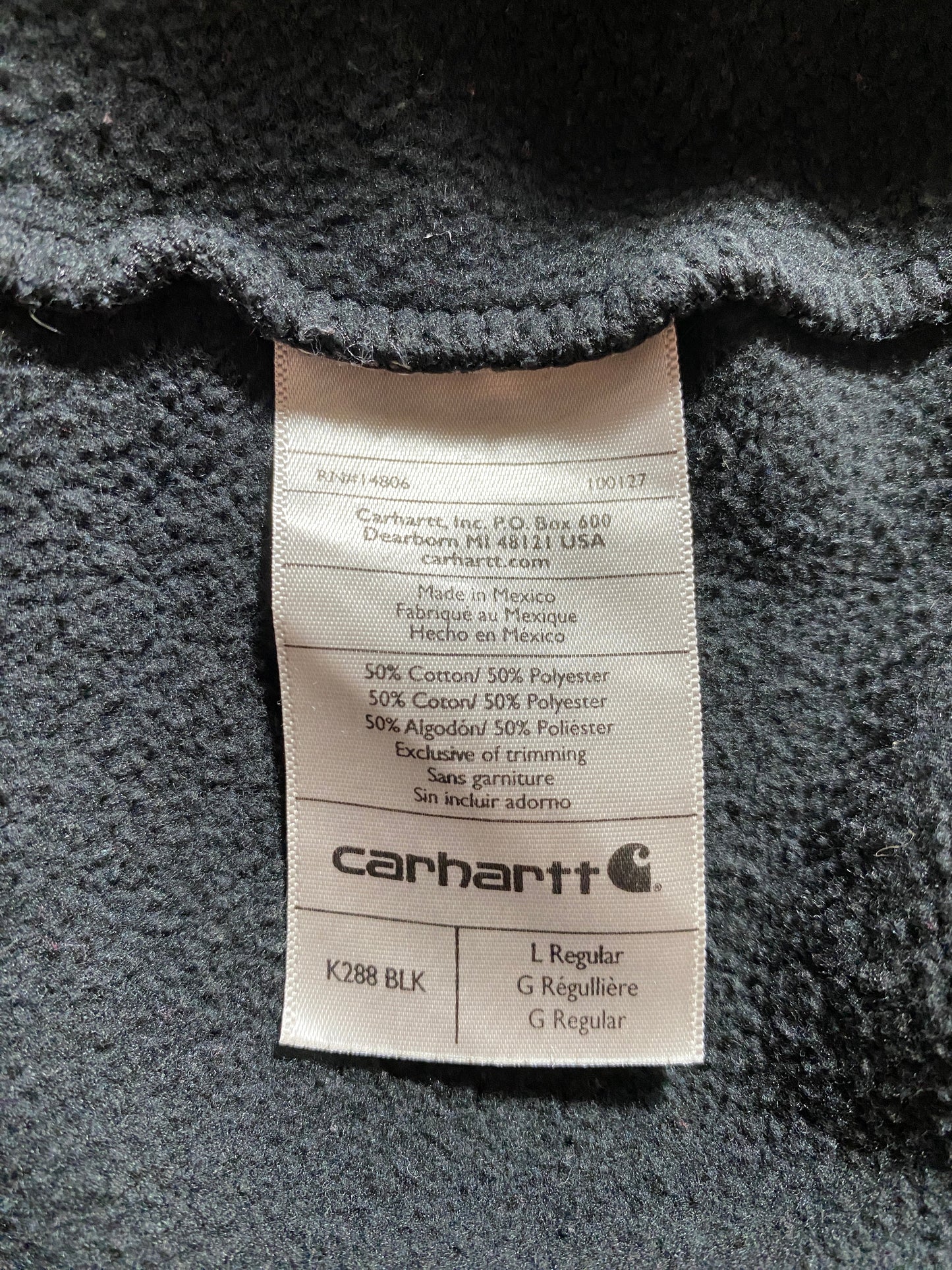 Vintage CARHARTT Size L Hoodie Sweat-Shirt / G5746S
