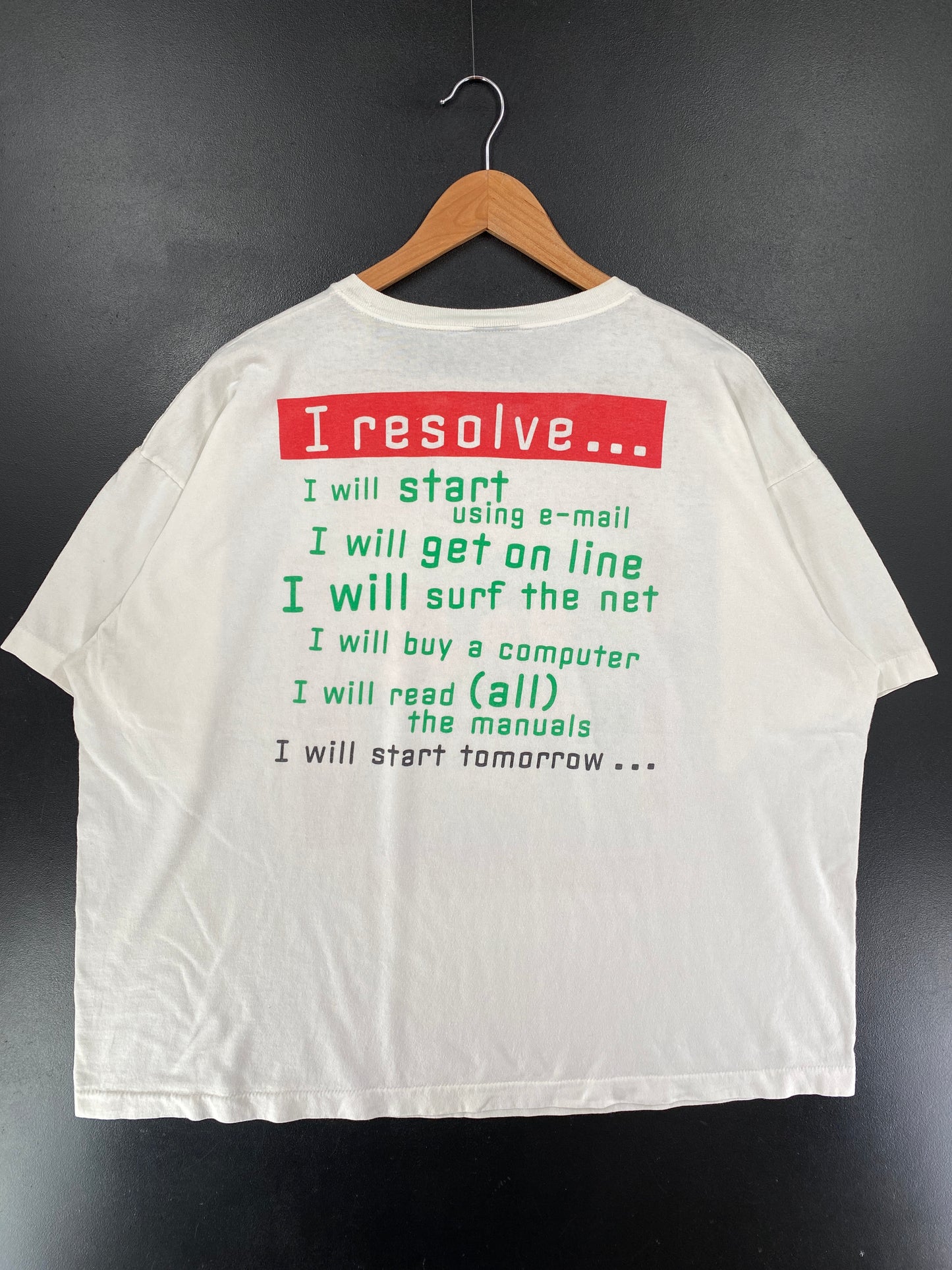 1995 LOONEY TUNES MARVIN THE MARTIAN Made in USA Size XXL Vintage T-Shirt / G6816T