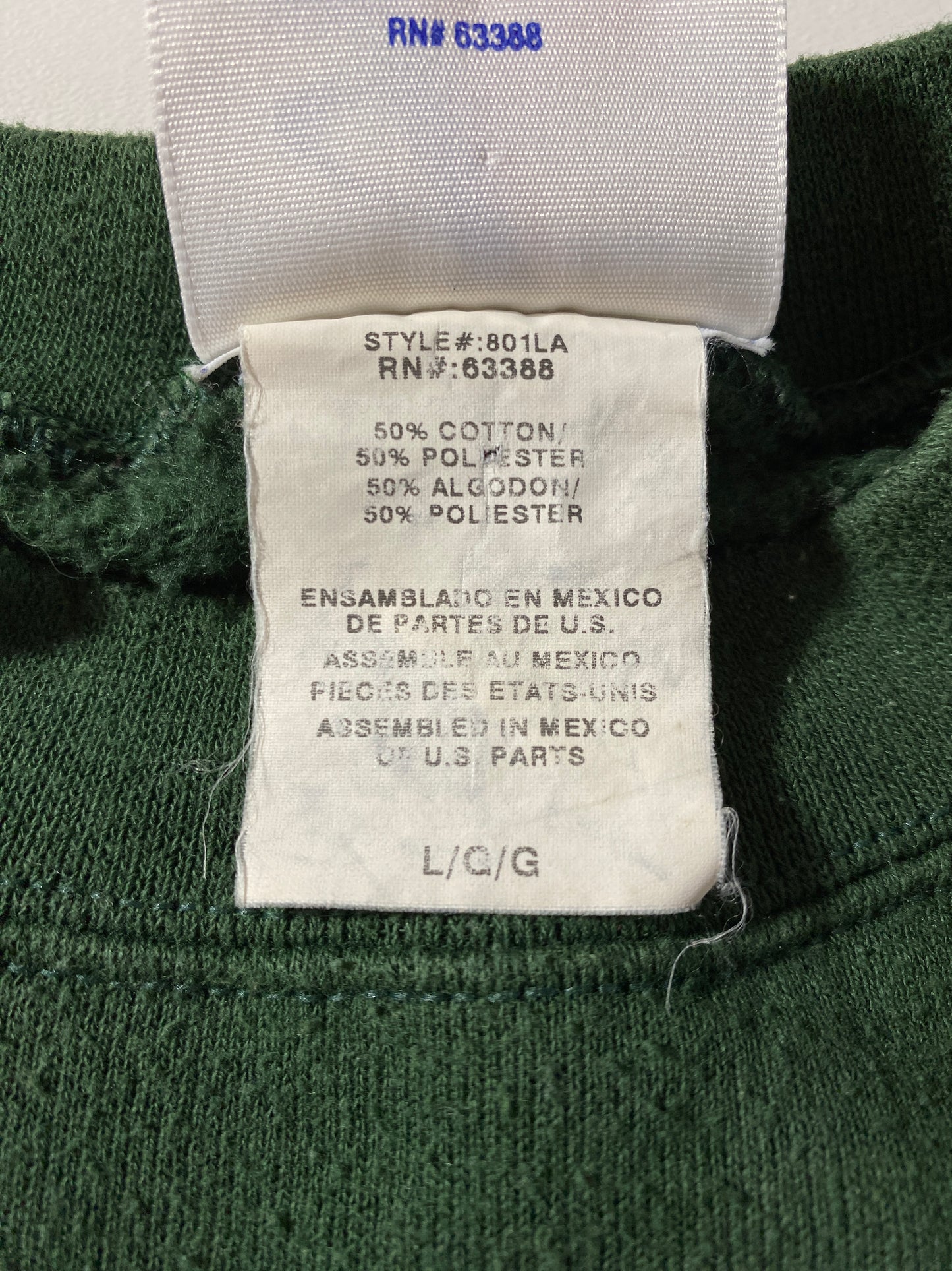 00’ GREEN BAY PACKERS Size L NFL Sweat-shirt / F2783S