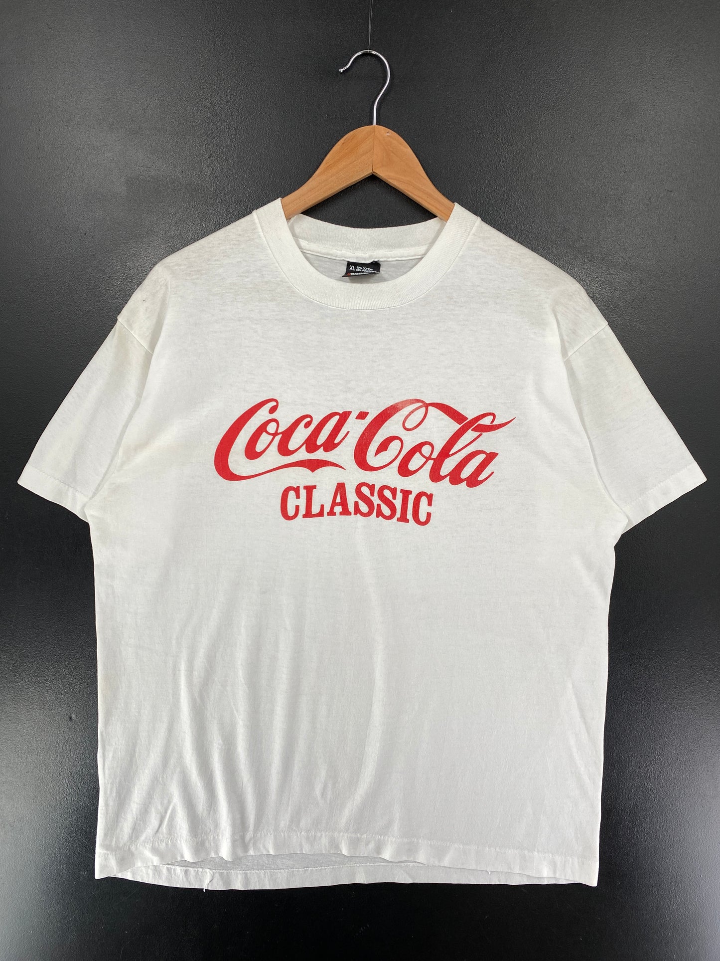 90’s COCA COLA Size XL Vintage T-shirt / G6841T
