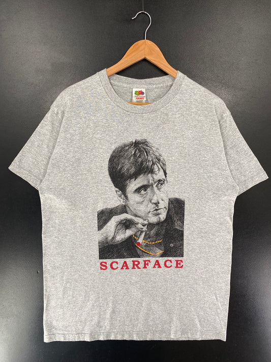 00' SCARFACE Size L Vintage T-Shirt / G6845T
