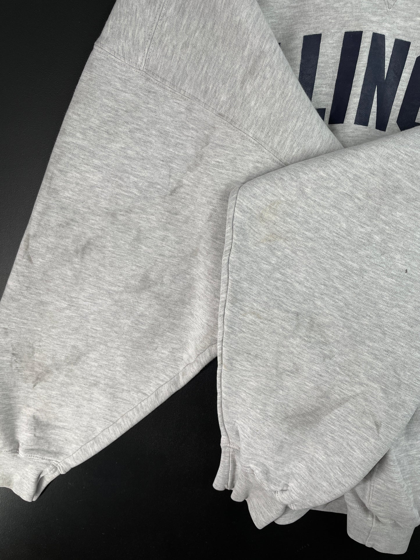 90's NIKE x ILLINOIS Size XL Vintage College Sweat-shirt / F2102S