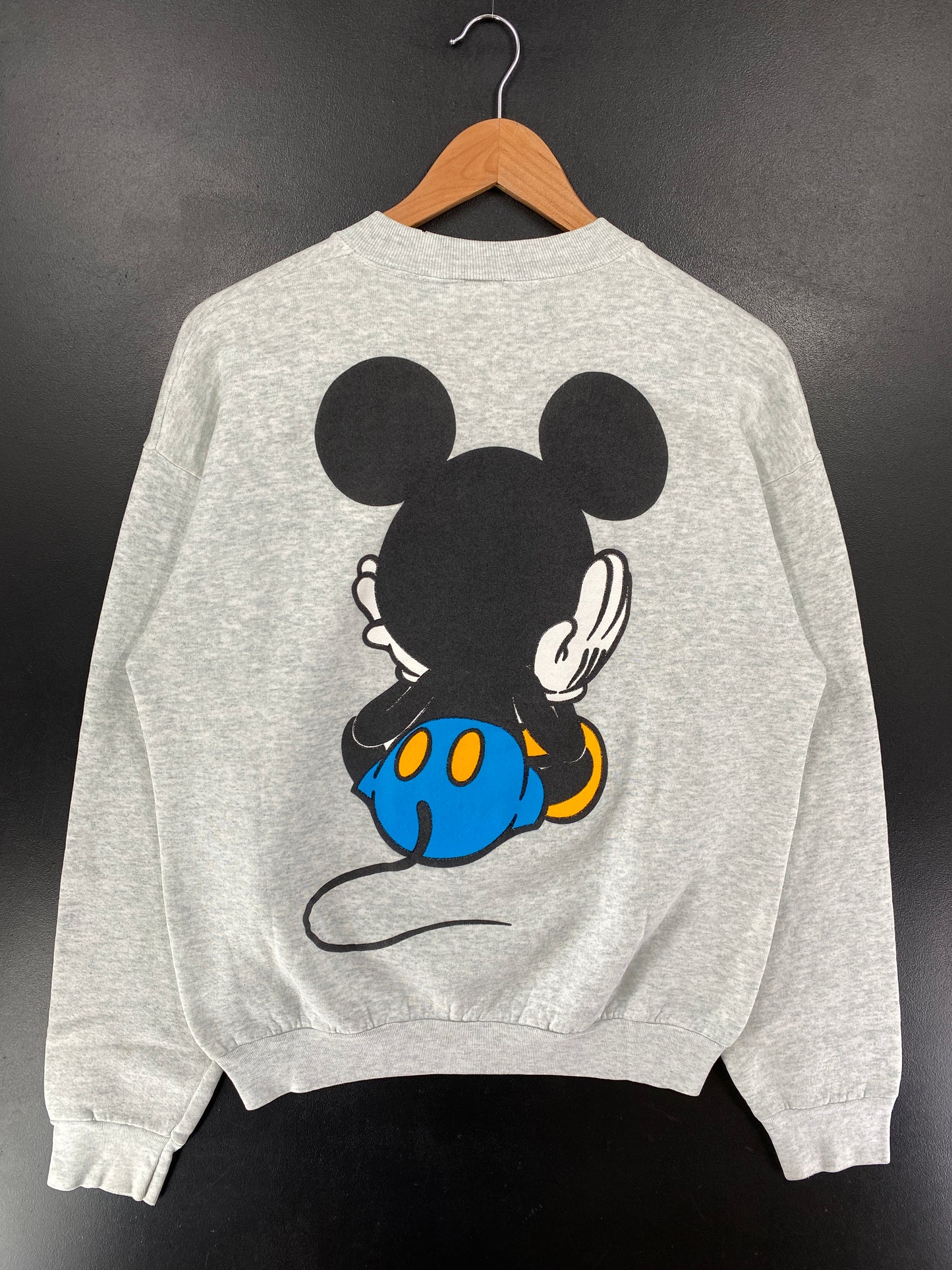 90's DISNEY MICKEY Size No Tag (Approx.L) Vintage Sweat-Shirt / G6918S